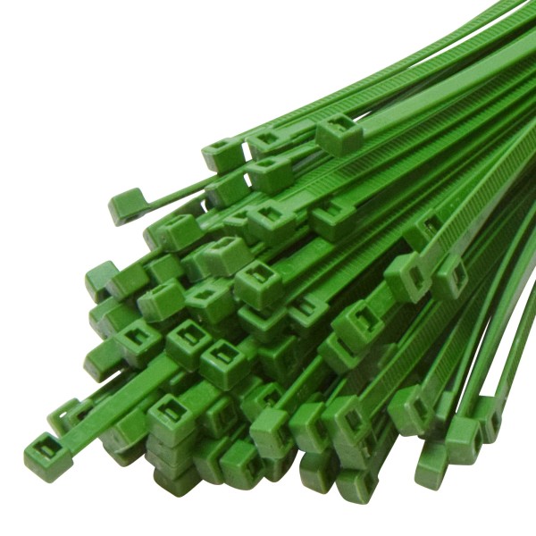 AULOC Kabelbinder, Made in West Europe 100 x 2,5 mm grün 100 Stück